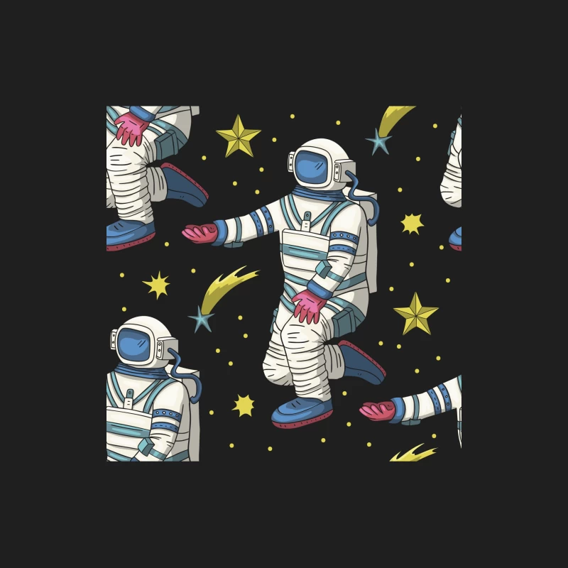 Weltraum Astronauten Muster Herren Tanktops