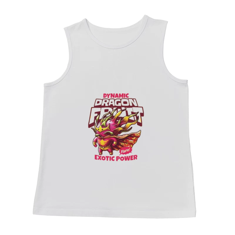 Dynamic Dragon Warrior: Exotic Power Gaming Character Design Male Tank Top