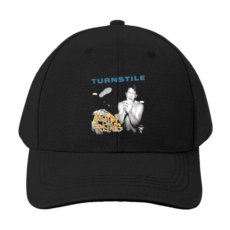 Turnstile: Nonstop Feeling Album Cover with Graffiti Art Baseball Cap