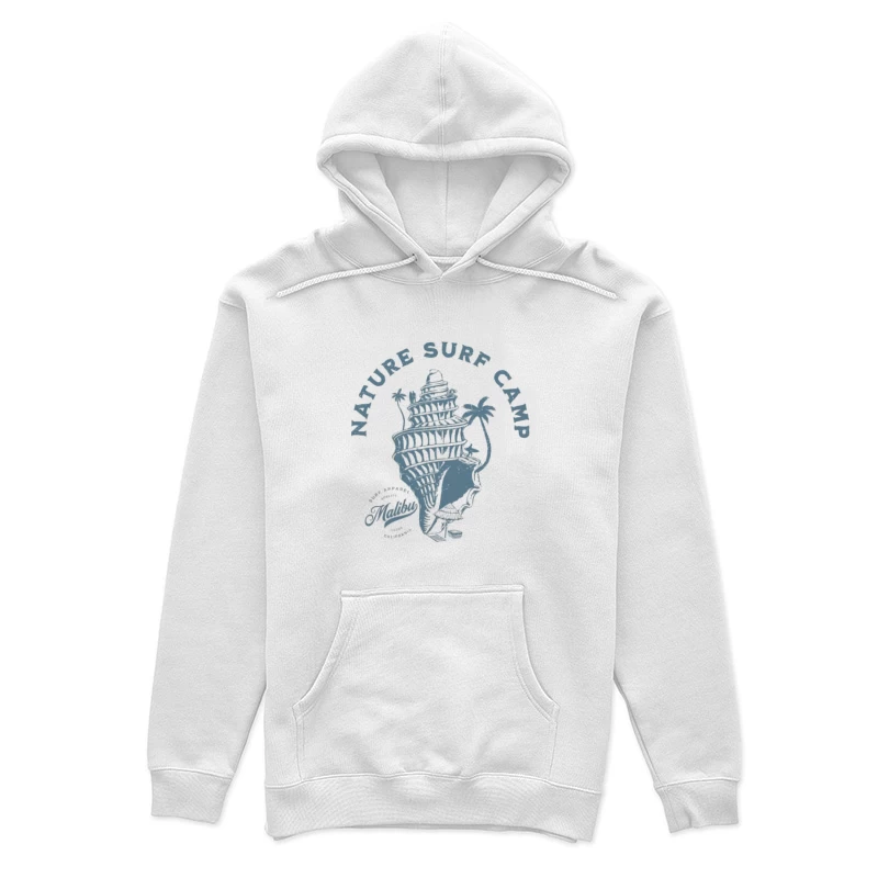 Camp de Surf Nature Design Coquillage Femme Sweat à capuche