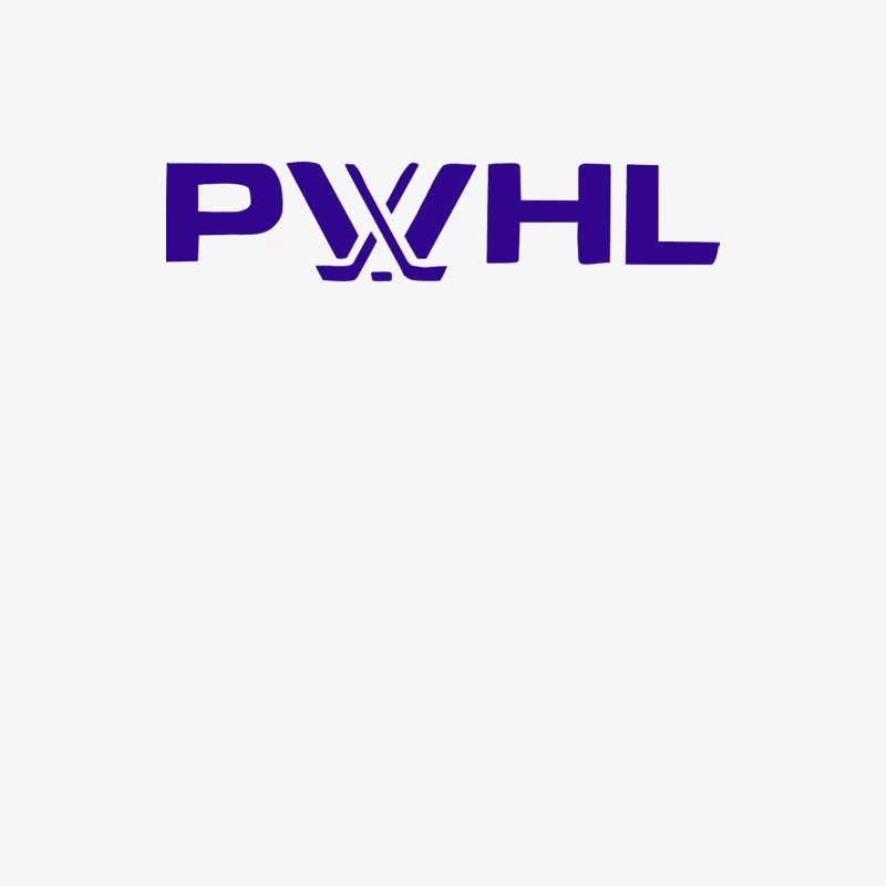 PWHL (Premier Women's Hockey League) Logo in Purple Female Long Sleeve T-Shirt