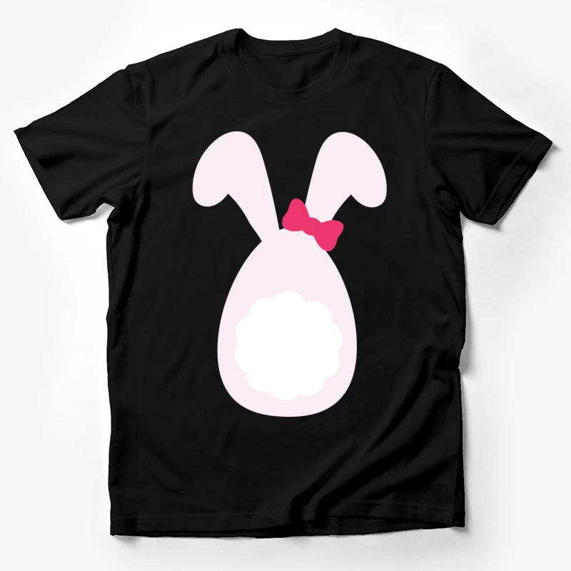 Lapin mignon avec nœud Homme T-Shirt