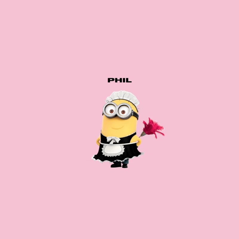 Minion Phil in Maid Costume from Despicable Me Bucket Hat