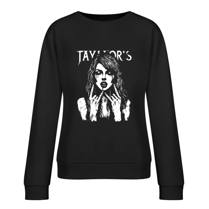 Taylor Swift Metal Female Pullover Sweatshirt