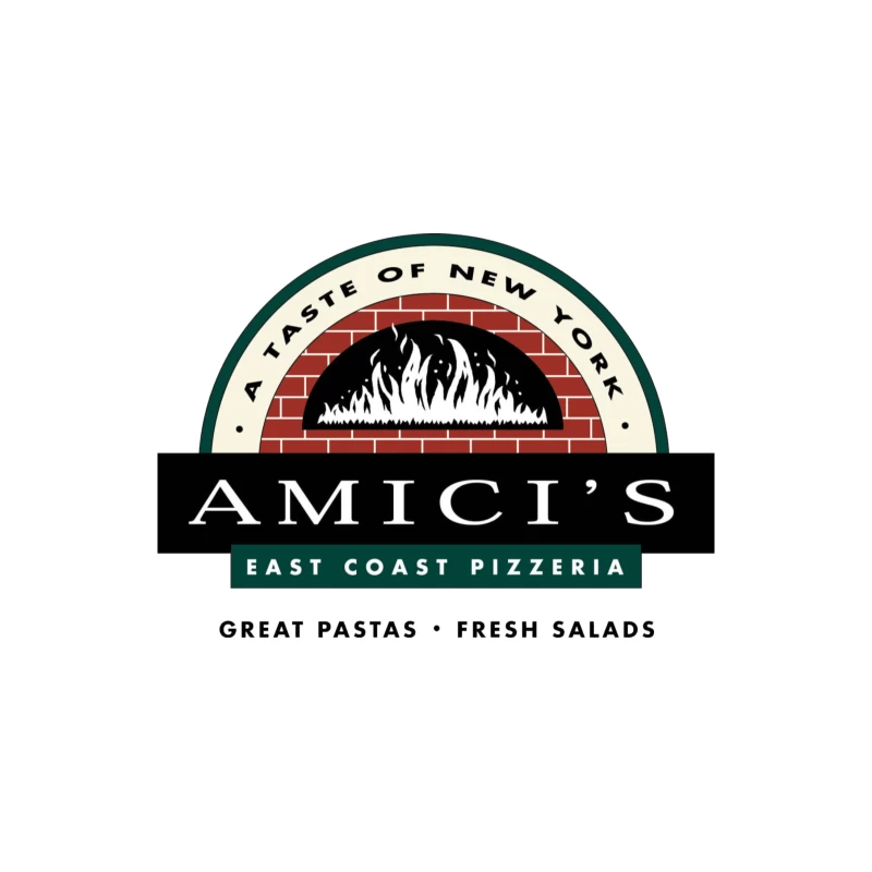 Amici's Pizza New York Throw Pillow
