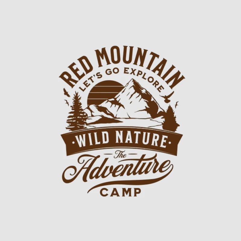 Aventure Sauvage au Camp Red Mountain Homme Sweat à capuche