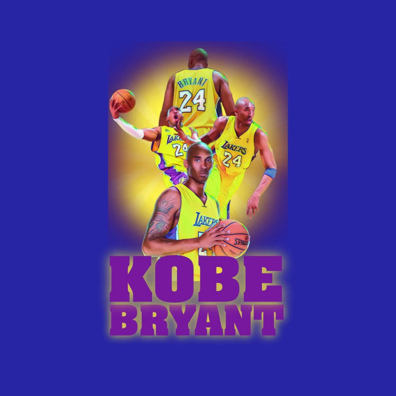 Kobe Bryant Tribute in NBA Colors Male Tank Top