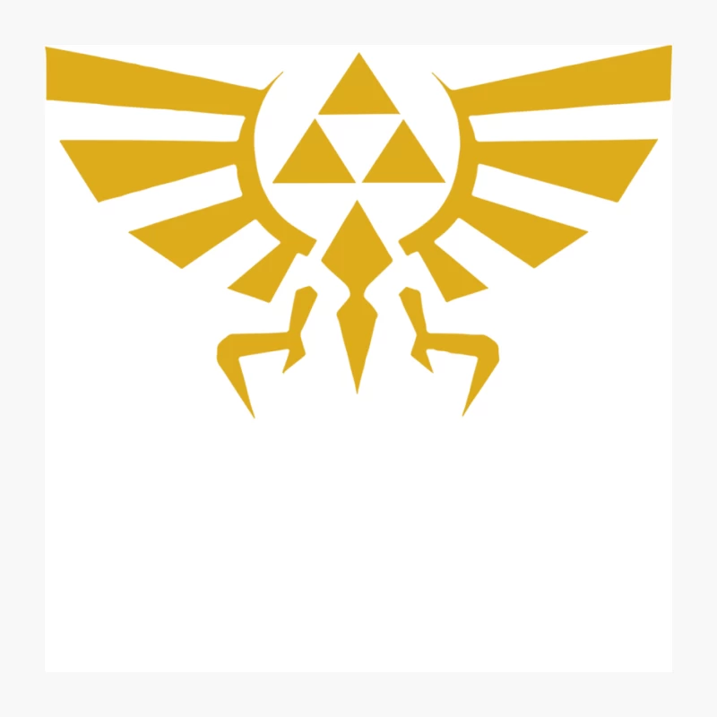 Zelda Hyrule Royal Crest Tee Triforce T Game Pin