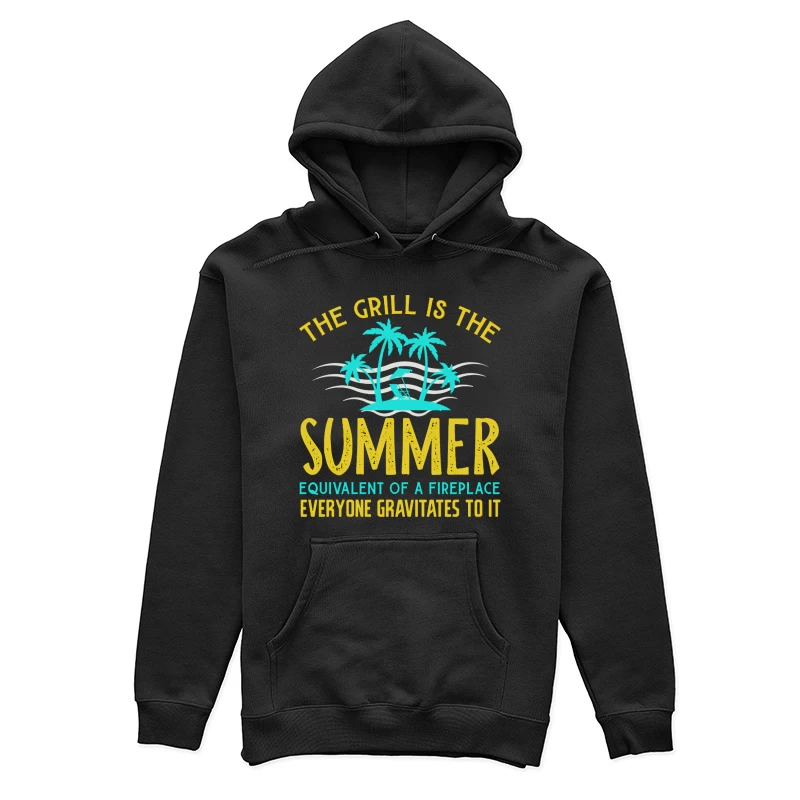 Sommergrillspaß - Der Treffpunkt für alle Damen Pullover Hoodie