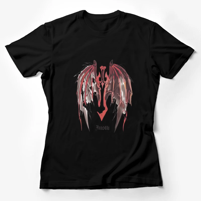 Drachenflügel Emblem Design Damen T-Shirt