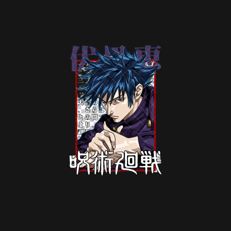Anime-Charakter mit blauem Haar Damen T-Shirt