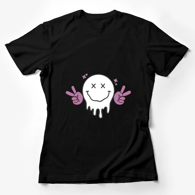 Visage souriant cool et fondu Femme T-Shirt