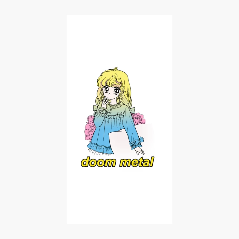 Doom Metal  Aesthetic Nihilist Meme Design iPhone Case