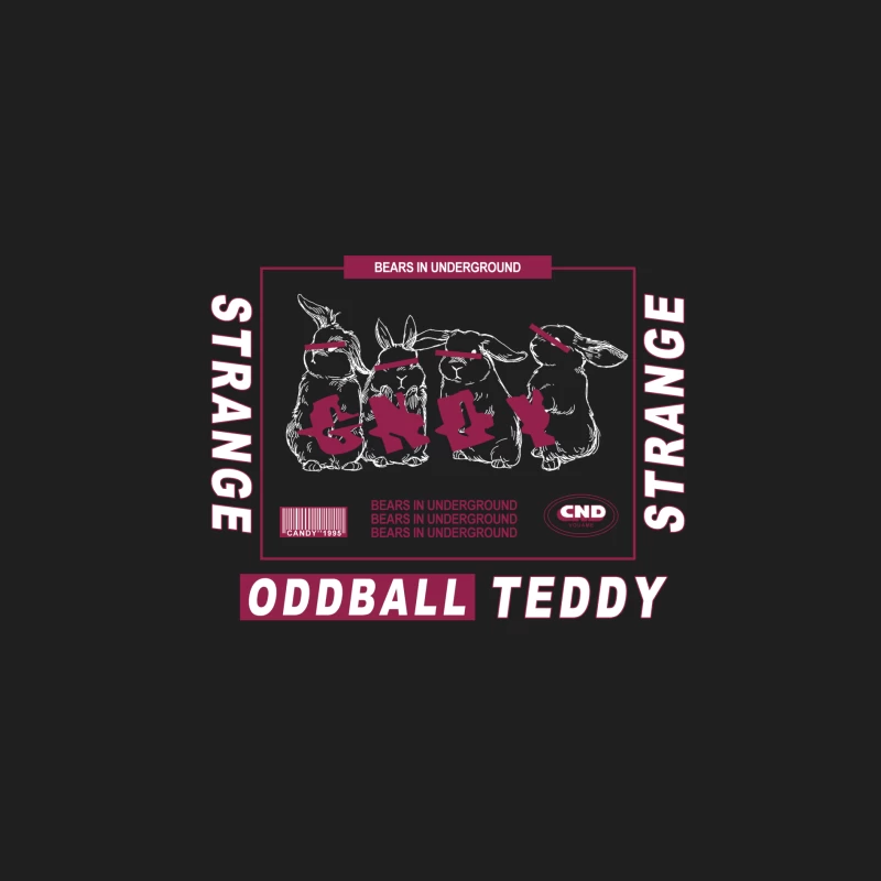 Seltsame Teddybären im Untergrund Herren Tanktops