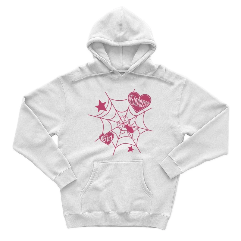 Spinnennetz Herz Design Herren Pullover Hoodie