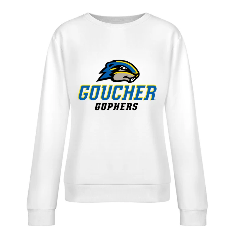 Goucher College Gopher Female Pullover Sweatshirt
