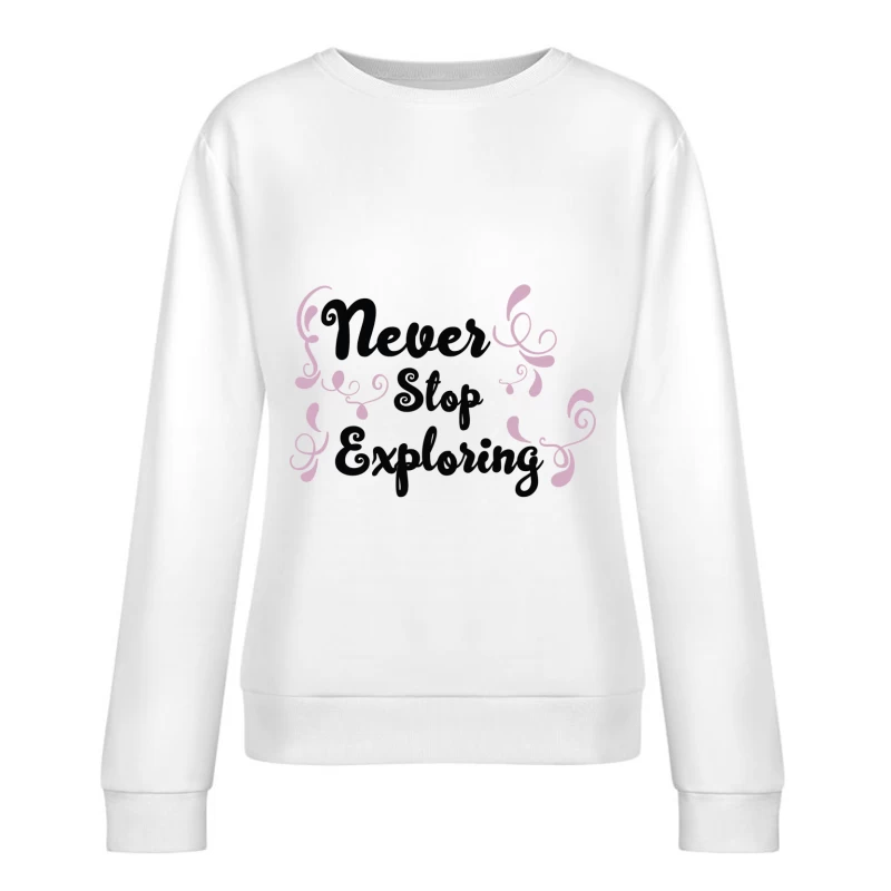 Inspirations de l'exploration Femme Sweat-shirt à enfiler