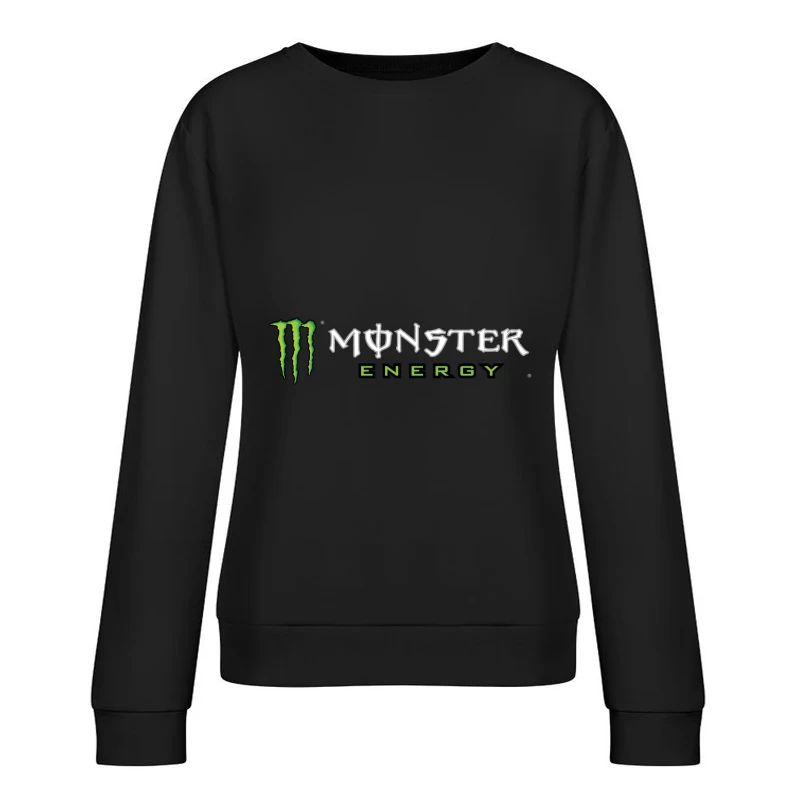 Monster Energy Drink Brand Logo Female Pullover Sweatshirt