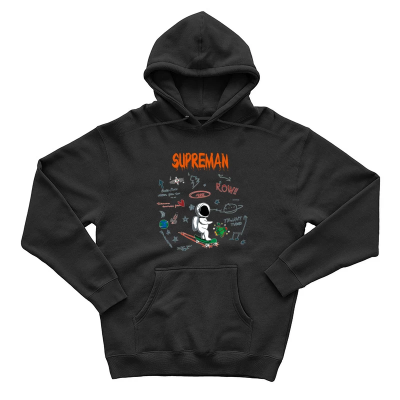 Weltraumabenteuer mit Astronaut Herren Pullover Hoodie