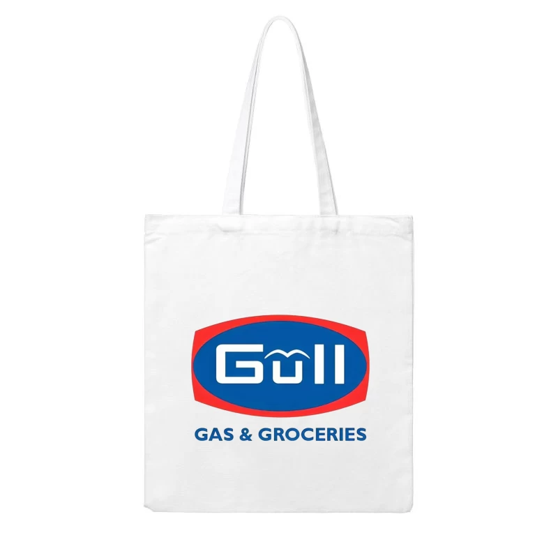 Gull Gas Station and Grocery Store Brand Logo Cotton Tote Bag