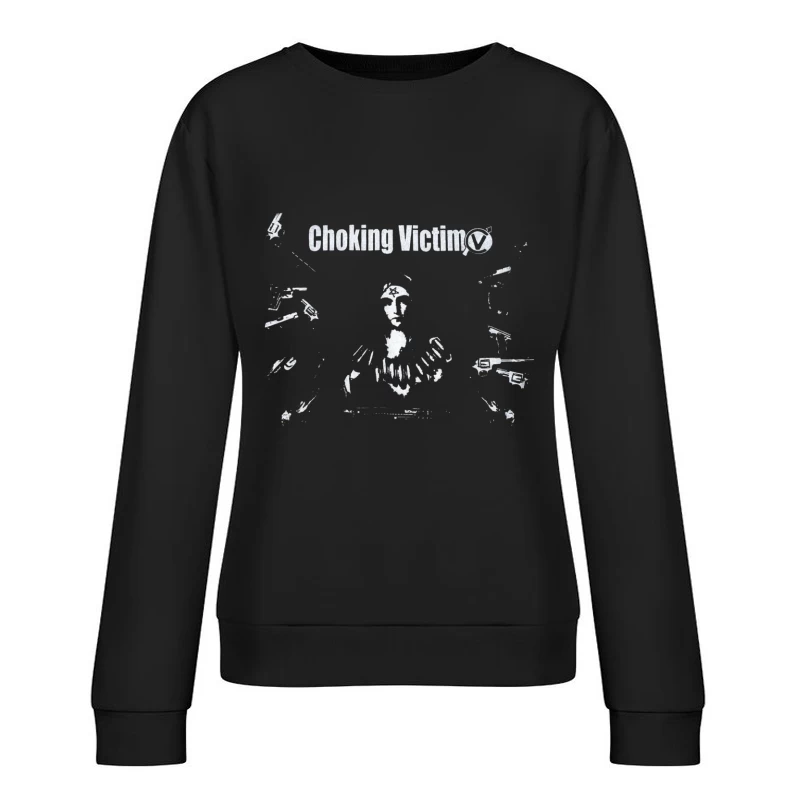 Choking Victim The Punk Rock Female Pullover Sweatshirt