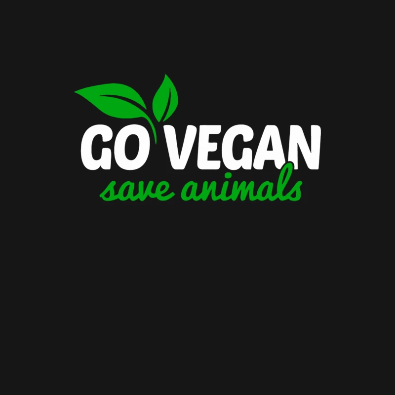 Go Vegan Save Animals Male Long Sleeve T-Shirt