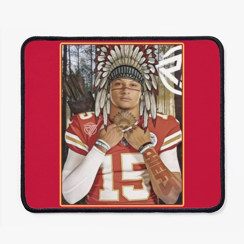 Football - Kansas City Chiefs - Patrick Mahomes - THE CHIEF CHIEF Mouse Pad