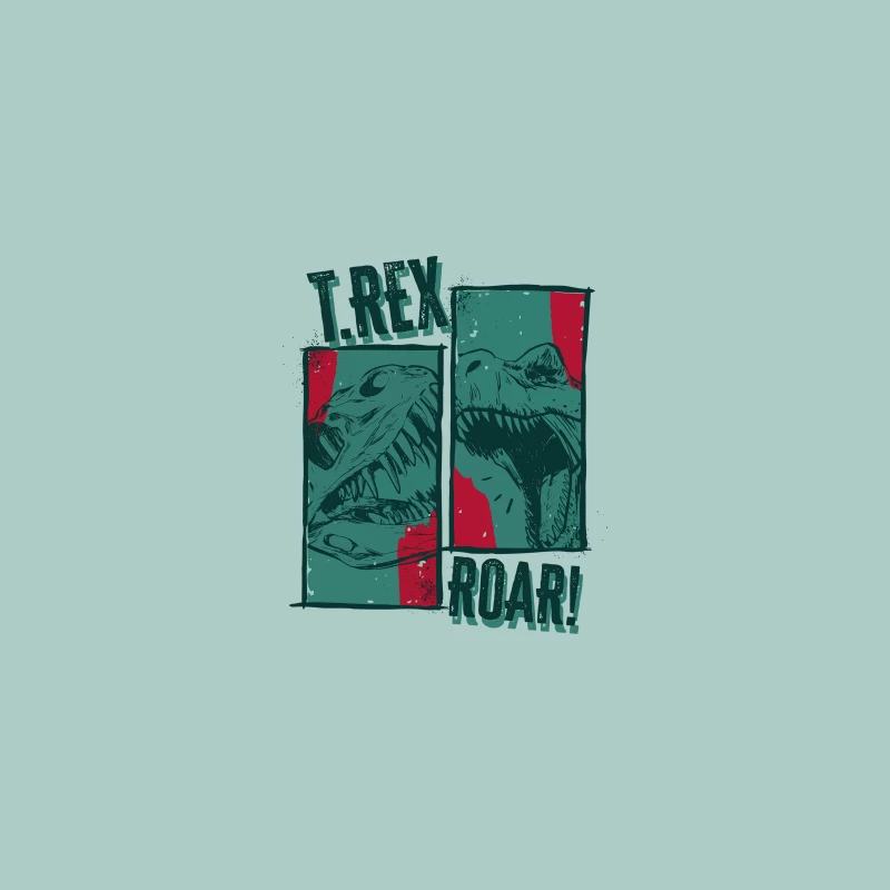 T-Rex Roar! Vintage Comic Design Travel Mug