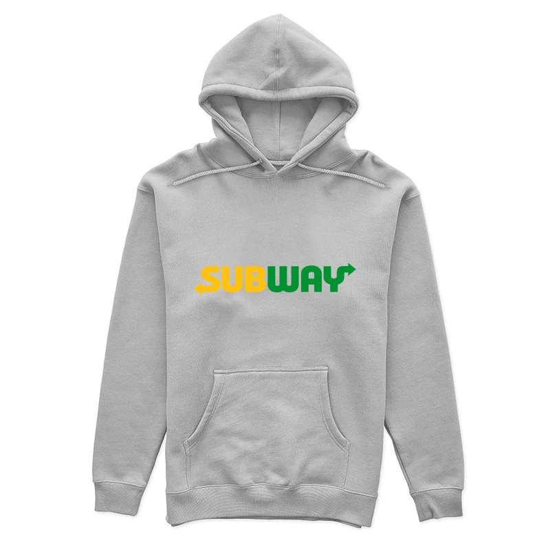 Subway Restaurant Logo Design Female Pullover Hoodie