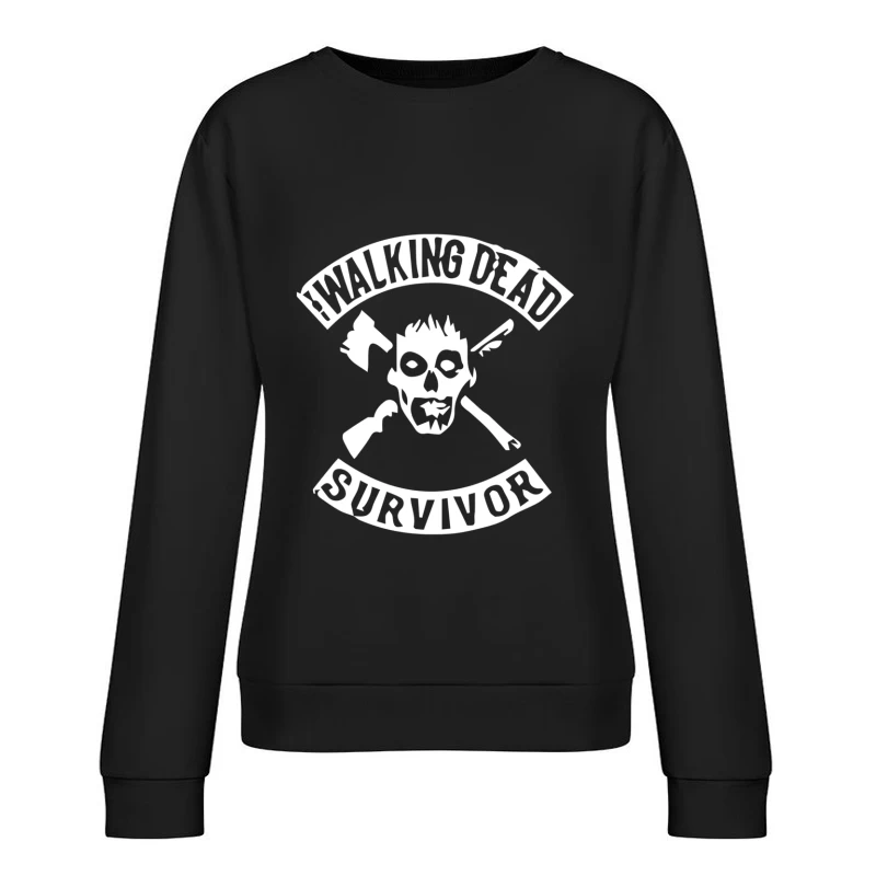 The Walking Dead Survivor Female Pullover Sweatshirt