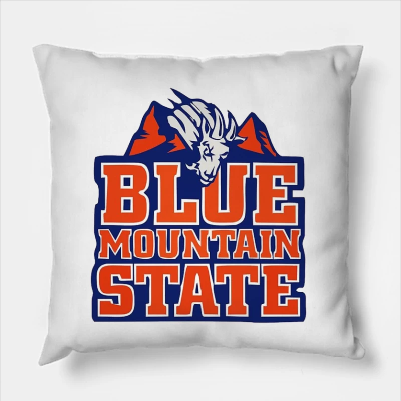Blue Mountain State Mountain Goats Throw Pillow