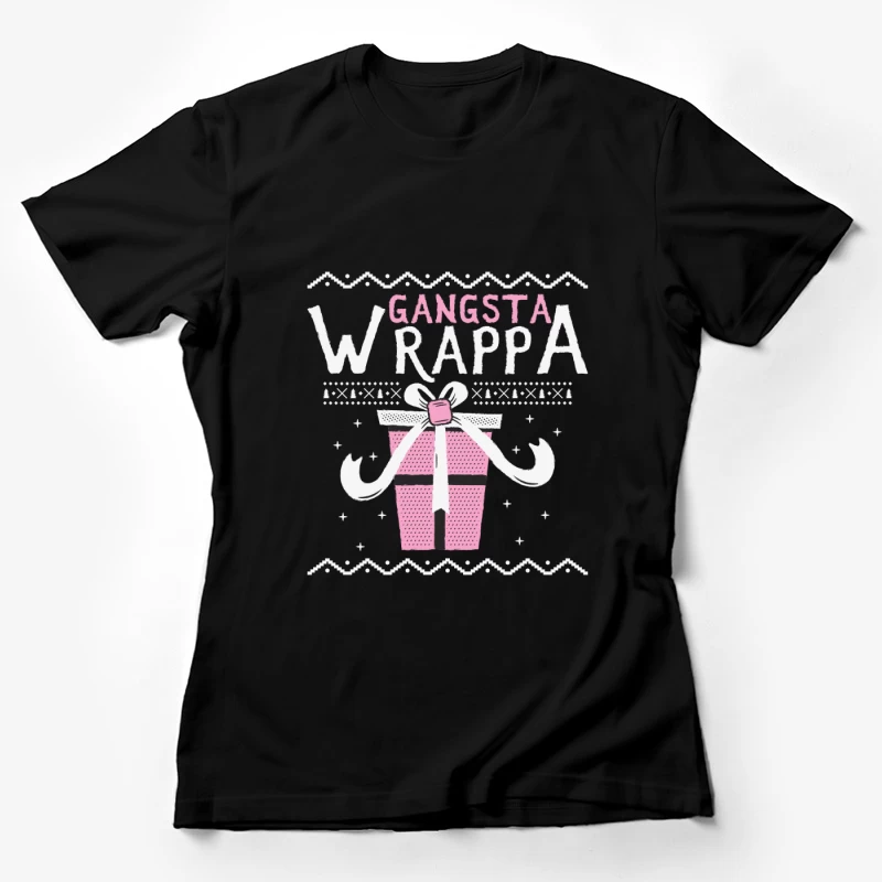 Pull marrant avec paquet cadeau et texte humoristique Femme T-Shirt