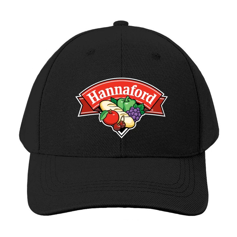 Hannaford Supermarket Logo with Fresh Produce Design Baseball Cap