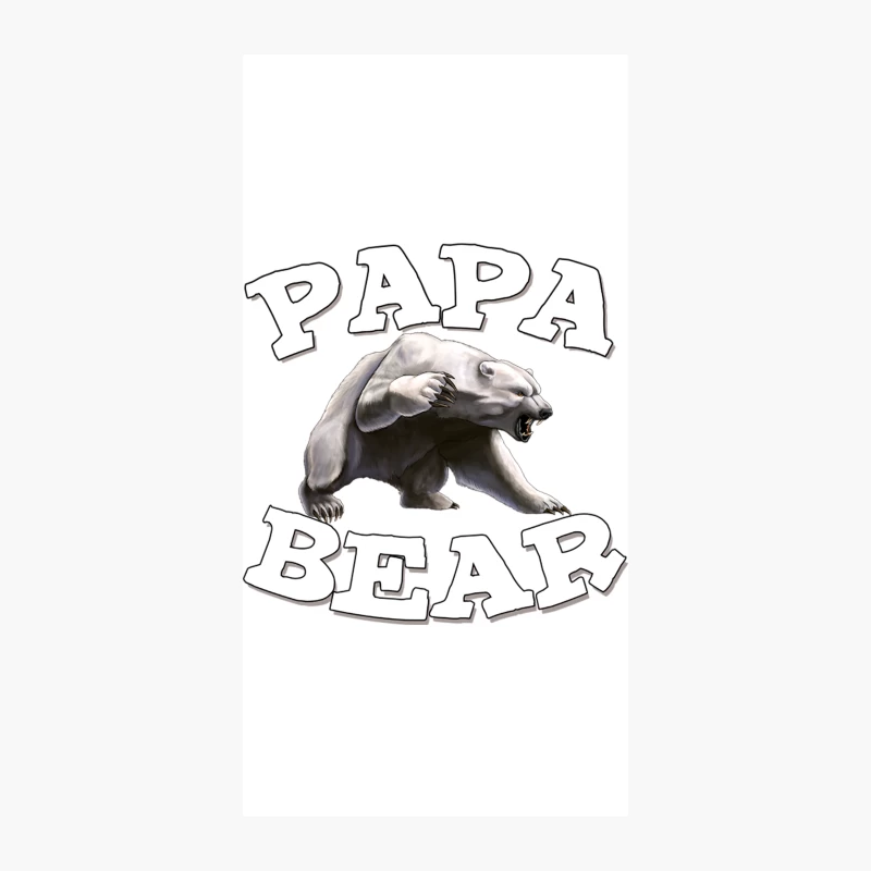 Papa Bear iPhone Case