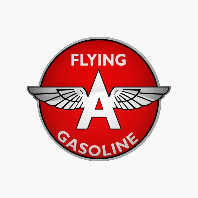 Vintage Flying A Gasoline Aviation Logo Cotton Tote Bag