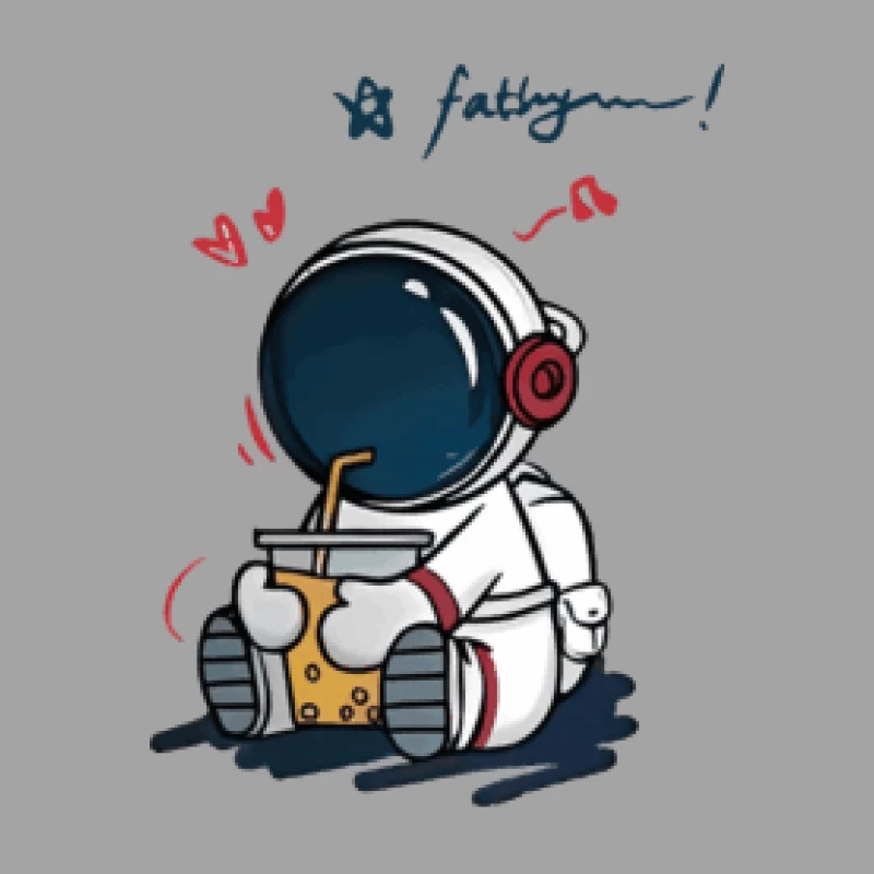 Astronaut mit Blase-Tee Herren T-Shirt