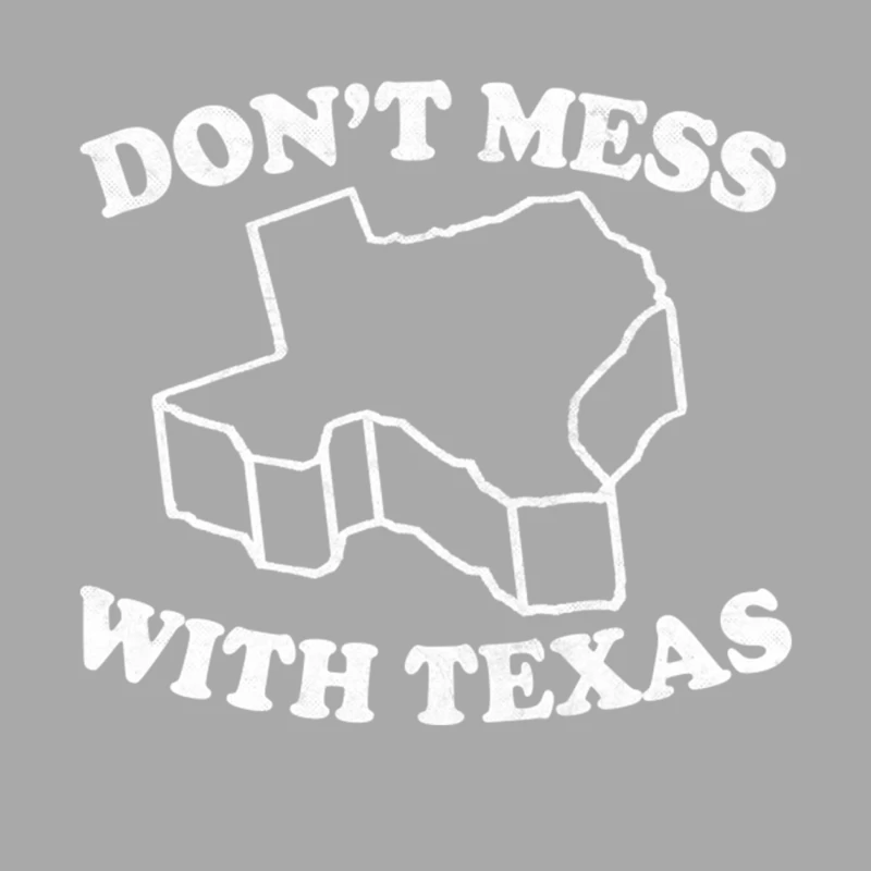 Don_t Mess With Texas  Retro Style Design Male Pullover Hoodie