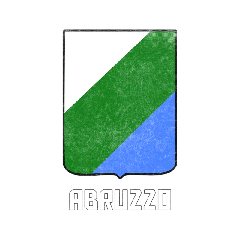 Abruzzo Italia Flag  Vintage Look Faded Design Tapestry