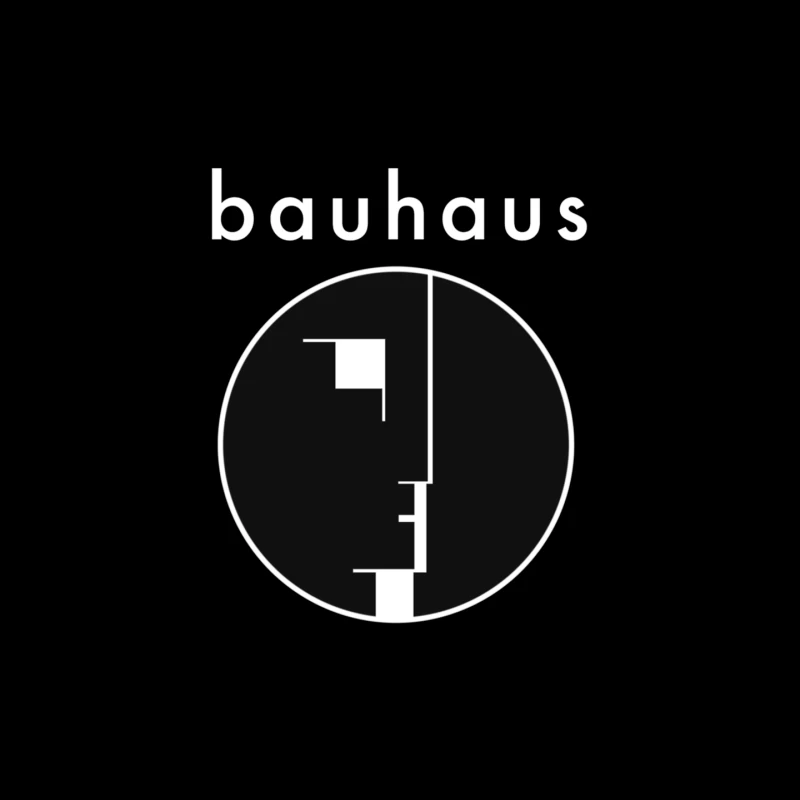 Iconic Bauhaus Minimalist Design Logo Mouse Pad