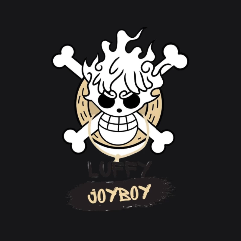 Piratenzeichen mit Luffy und Joyboy Herren Pullover Hoodie