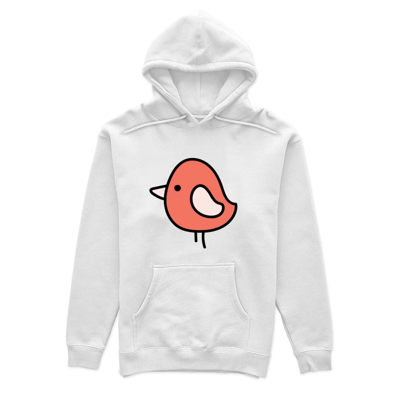 Illustration mignonne d'un oiseau coloré Femme Sweat à capuche
