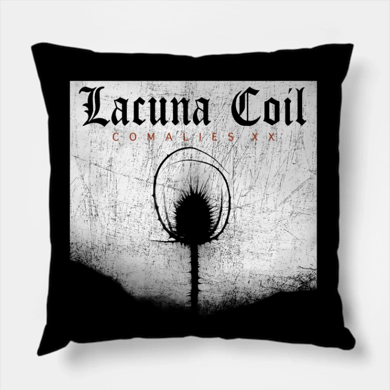 Lacuna Coil Comalies Throw Pillow