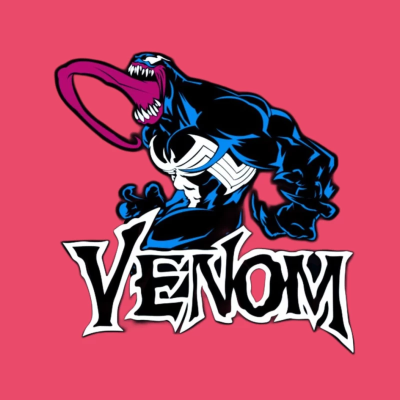 Venom Comic Character Illustration Pin