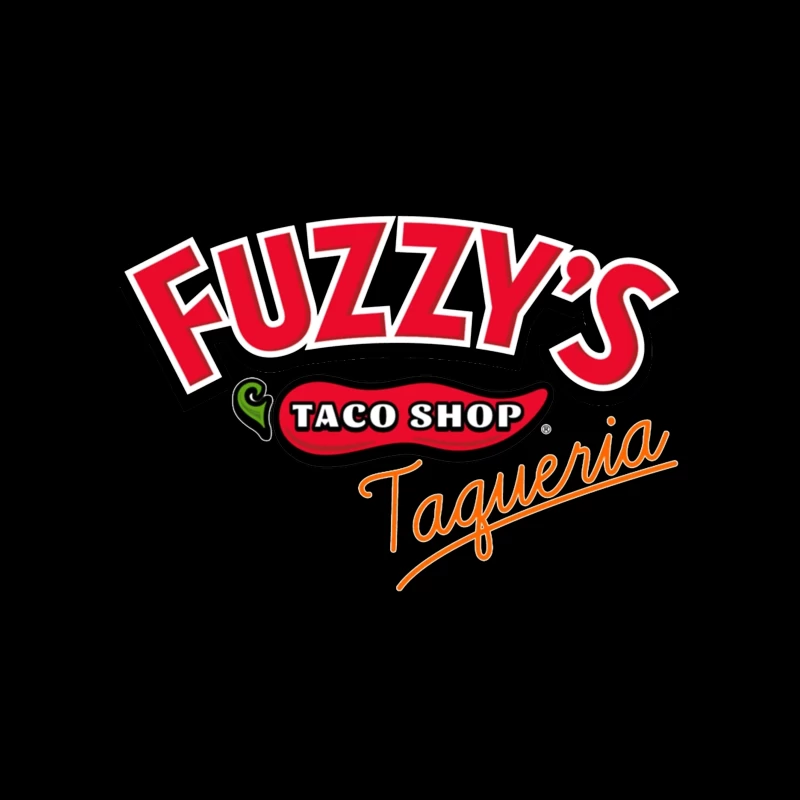 Fuzzy's Taco Shop Taqueria Restaurant Logo Tapestry