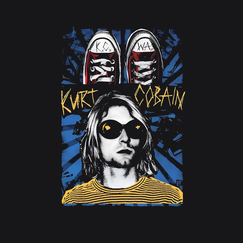 Kurt Cobain Retro Male Pullover Hoodie