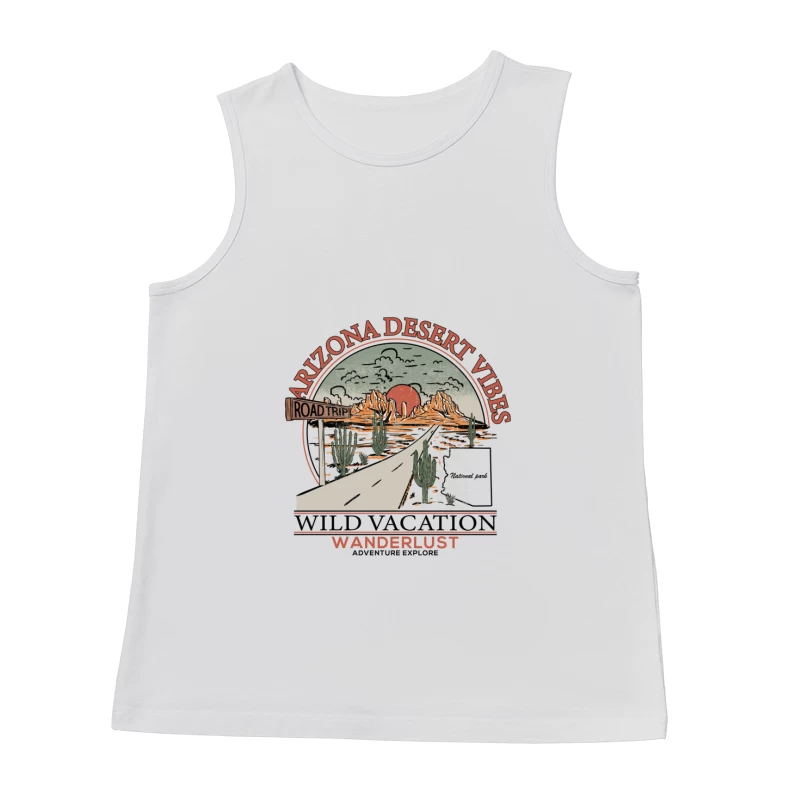 Arizona-Wüste Abenteuerausflug Herren Tanktops