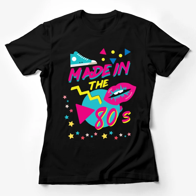 Design rétro des années 80 Femme T-Shirt