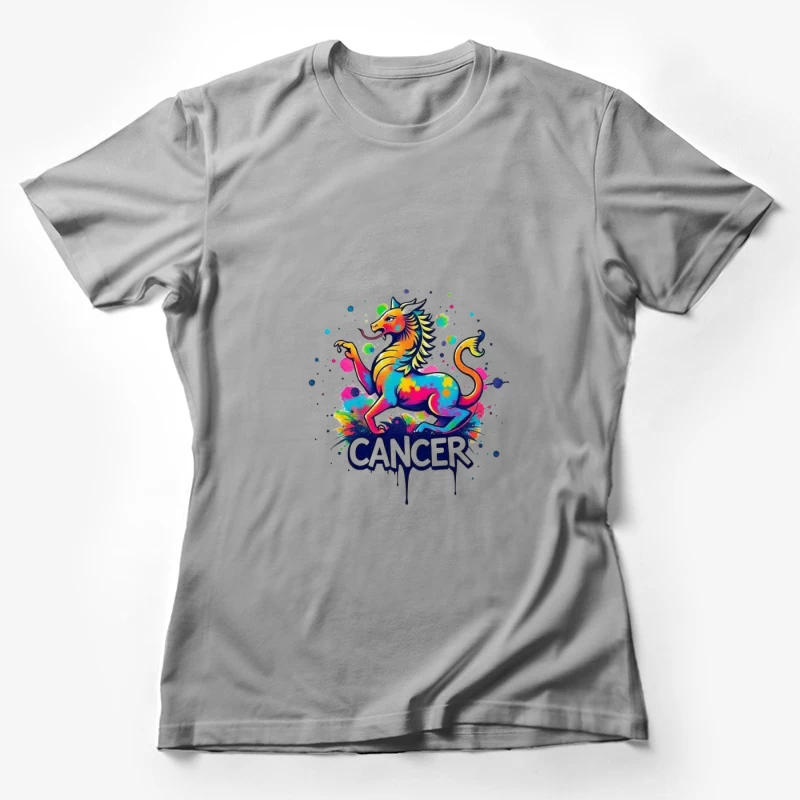 Astrological Cancer Zodiac Illustration Female T-Shirt