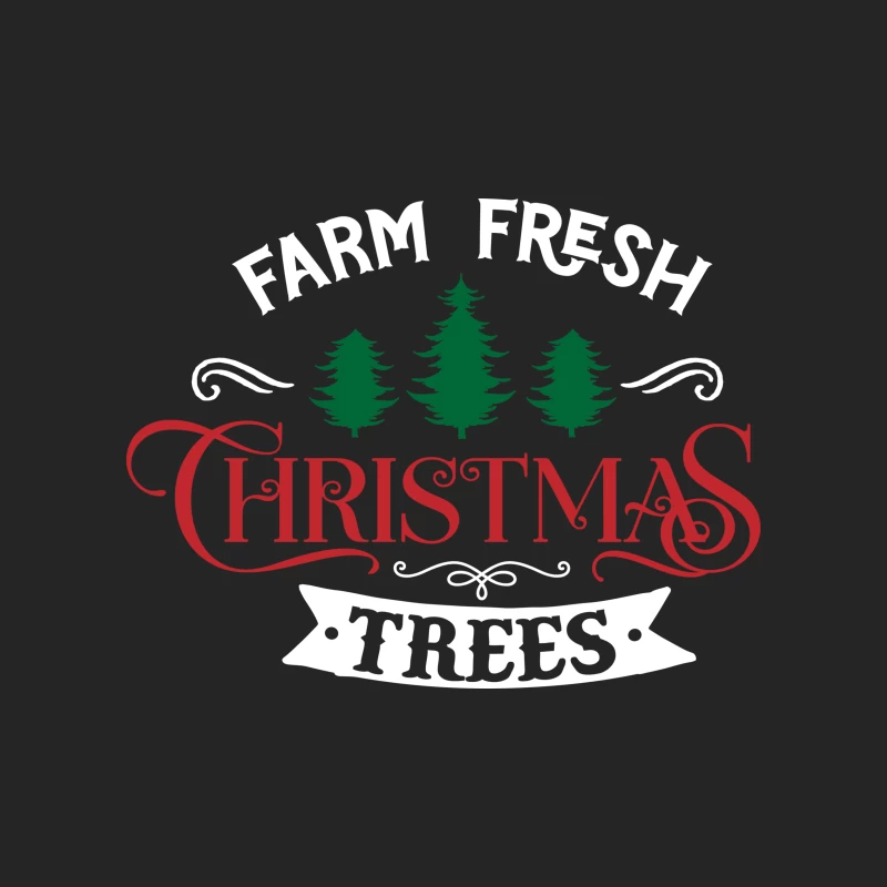 Affiche de vente de sapins de Noël frais de la ferme Femme Sweat-shirt à enfiler