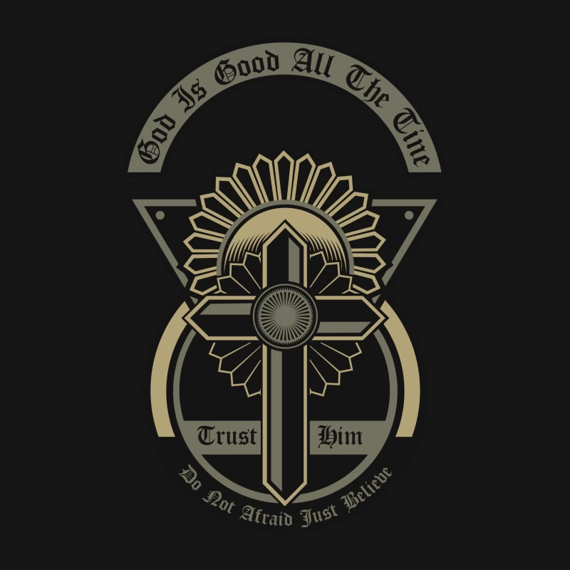 Croix Religieuse: Foi et Confiance Femme T-Shirt